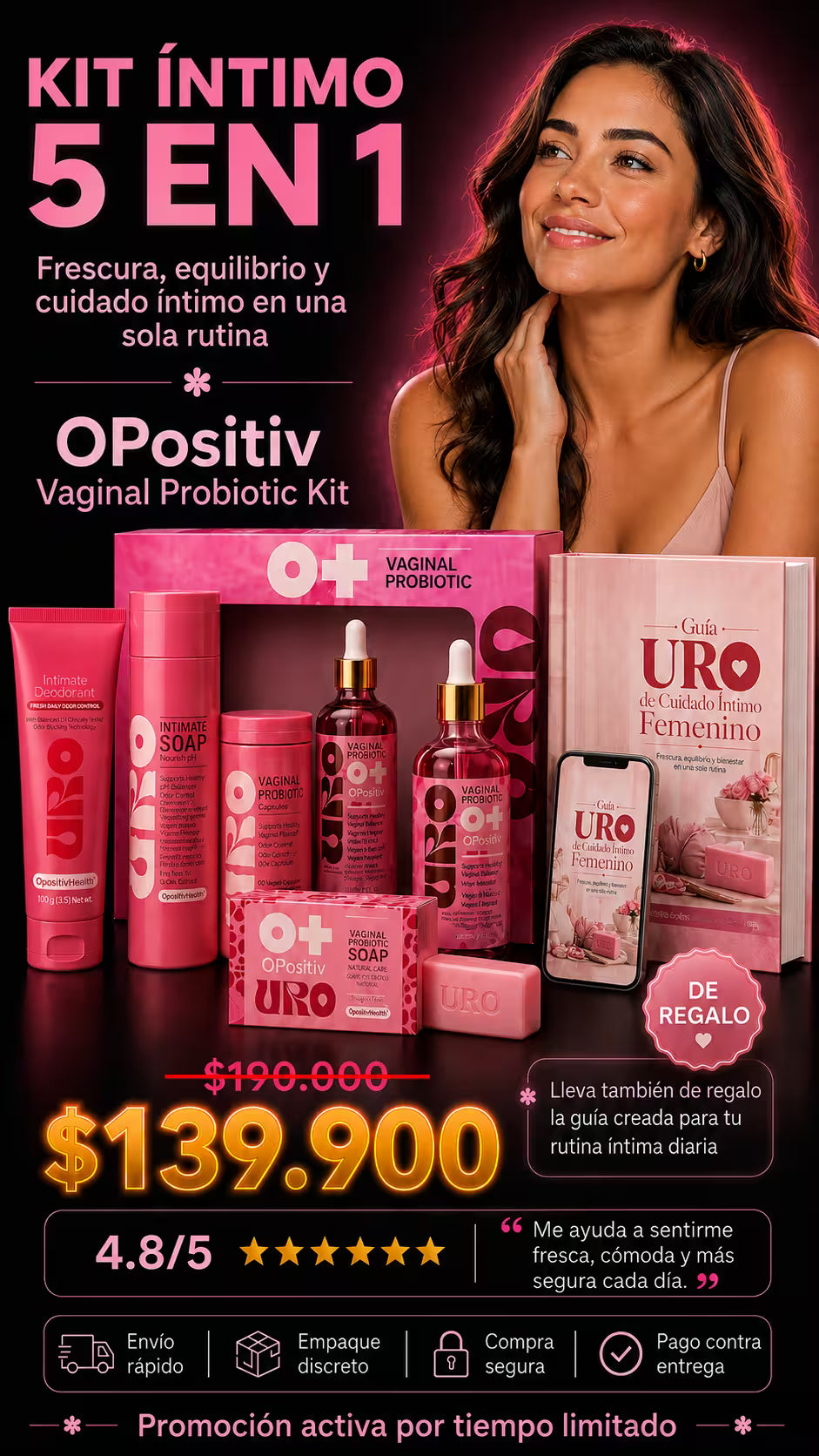 KIT URO LUXURY 5 PRODUCTOS