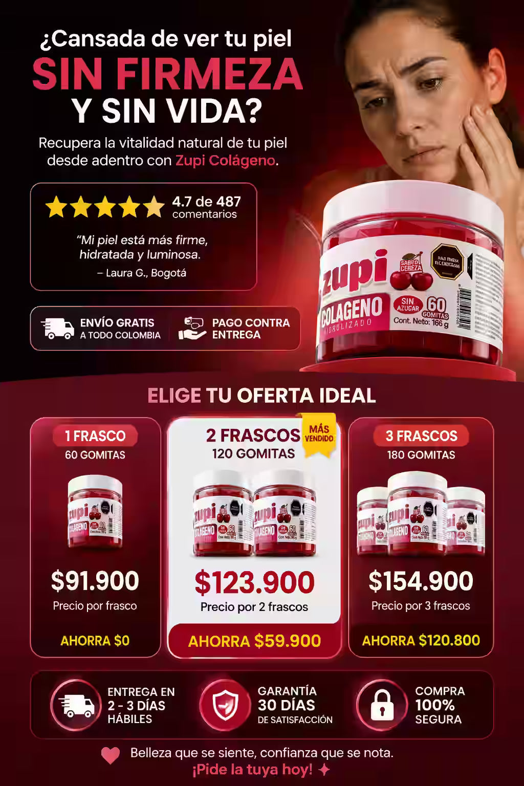 Promoción Gomas de Colágeno + Mascarilla